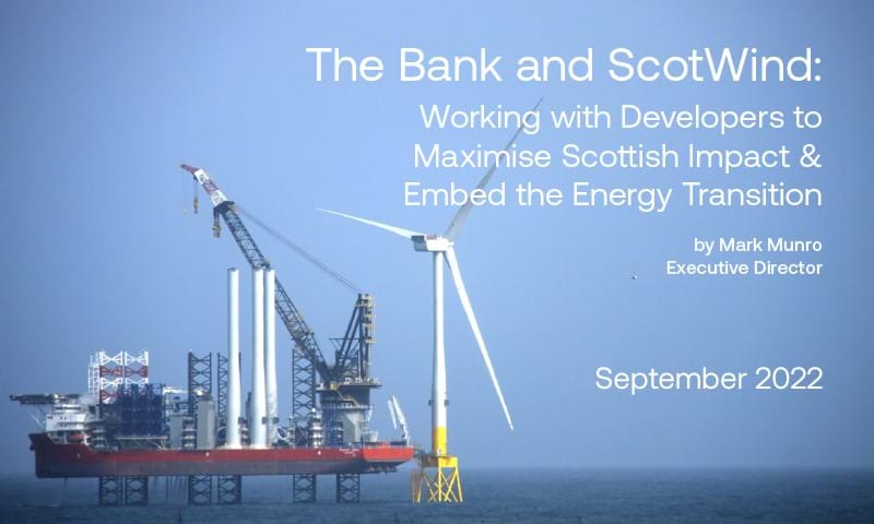 The Bank and ScotWind