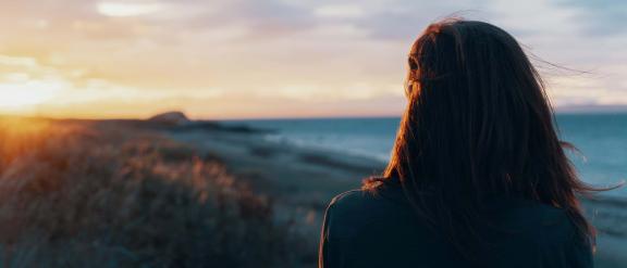 silhouette of a woman